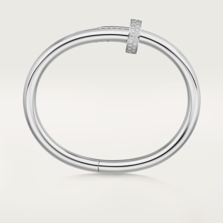 Cartier Juste un Clou bracelet, large model, diamonds - Image 8